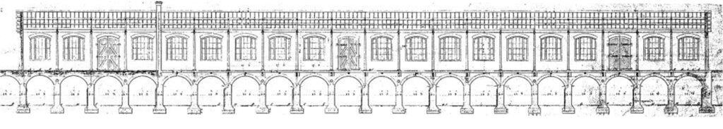 Plan of construction shop
