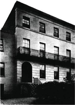 Photo of now demolished 5 Devonshire Place