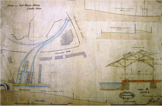 Plan of first interchange depot