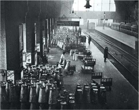 Milk Churns on platform 1