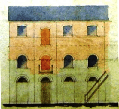 Drawing of the Provender Stores 