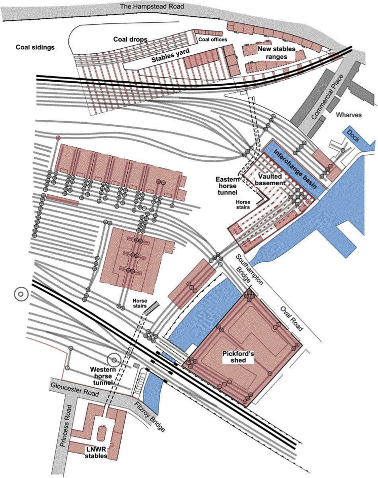 Plan of 1856 Goods Depot