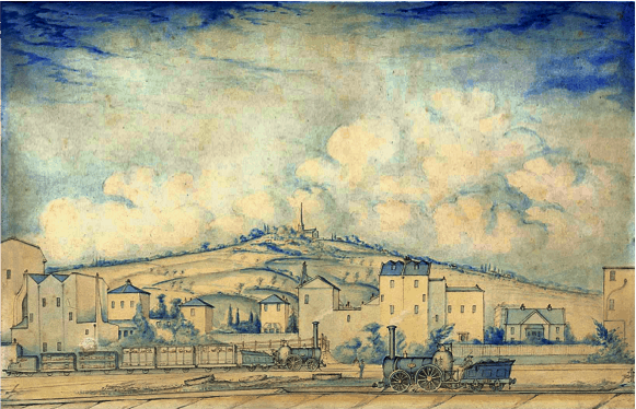 Painting of Primrose Hill